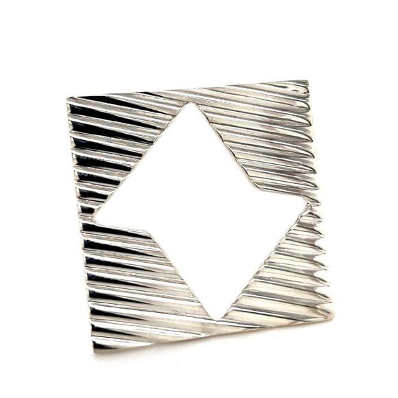 Tiffany & Co Estate Abstract Brooch Sterling Silver 14.8 Grams TIF221 - Picture 10 of 10